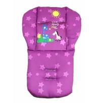 Universal Baby Stroller Cushion Soft Kids Children Cart Seat Cushion Pushchair Cotton Thick Chair Mat Baby Car Pram Pad violetinė