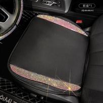Pavasaris Vasara Automobilio Sėdynės Kilimėlio Dangtelis Universalus Kvėpuojantis Vėsus Ledo Šilko Poliesterio Pagalvėlė Galinės Sėdynės Ilgas Pagalvėlė Cirkoniai B- seat cover gray