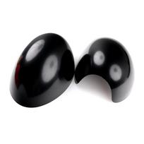 For Mini One Cooper S Hatchback Convertible R50 R52 R53 The Black Flag Rear View Mirror Covers Car Decoration Auto Accessories Left Hand Drive rožinė