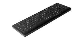 Cherry Contour Design Active Key AK-C4110 – vielinė klaviatūra USB, 83 mygtukai, membraninė, vokiškas išdėstymas, juoda