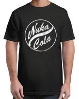Fallout Video Game Nuka Cola Distressed Round Vintage Adult S-4XL Unisex T-Shirt M white