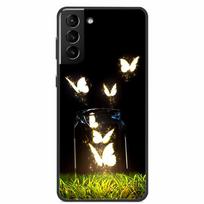 For Samsung S22 Case Wolf Lion Cat Black Silicone Soft Back Cover Case For Samsung Galaxy S21 FE S22 Ultra Phone Case S 22 Funda Samsung S22 black
