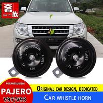 For Mitsubishi Montero Pajero multi-tone horn whistle horn modified V97 V93 V73 V87 Pajero loud volume black