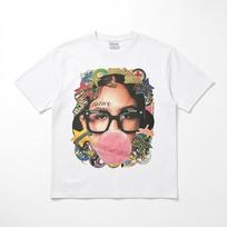 Graphic T-Shirt Estar 2024 Bubble Gum Girl Retro Vintage Style White Tee Men Wom XXL beige