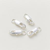 14K18K Gold Plated Brass 10Pcs Lobster Clasp With 20Pcs Open Jump Rings Diy Findings Kits Connector For Bracelet Jewelry Making 12mm with 5mm ring sidabras