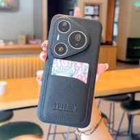 Credit Card Wallet Phone Case For Huawei Pura 90 Pro Max 90 pro 80 Ultra 70 Pro + Nova 16 Ultra 15 14 13 Camera Raised Cover Huawei nova 14 juoda