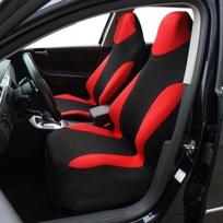 Universal Auto Blue High Back Bucket Car Seat Cover Sports Style Universal Fit Most Seat Cover Interior Accessories LS raudona
