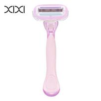 Portable Women Manual Aloe Vera Hair Removal Razor For Body Legs Underarm Use 1pc white