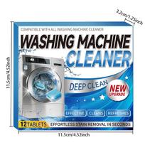 Washing Machine Cleaning Effervescent Tablets Deep Cleaning Descaling Cleaner for Automatic Washers 24pcs