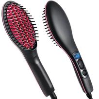 Simply Straight Electric Adjustable Heat Hair Straightener Comb UK black