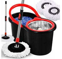 Besisukantis mopas 360 Spin Turbo 3-in-1 su plokščiu kibiru 2 Pieces
