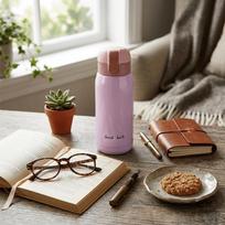 360ml Thermal Water Bottle Rustless Steel Insulated Mug Portable Travel  Bottle  Office mėlyna
