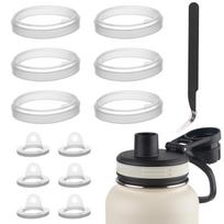 Water Bottle Gasket Fits 24/32/40/64oz Bottles Replacement Silicone Gasket white