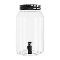 Beverage Dispenser Cold Water Pitcher Lemonade with Faucet Flow Portable 3.8L Cold Kettle for Parties Gathering Picnic blue