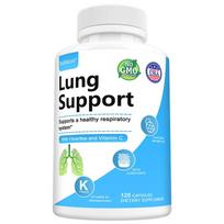 Balincer Lung Support Dietary Supplement with Vitamin K2, Bromelain, Quercetin, 120 Capsules Twice A Day 1-2 Capsules Each Time