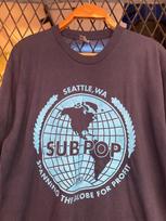 Rare Sub Pop Records Label Seattle Promo T shirt XL white