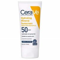 CeraVe Drėkinantis Mineralinis Apsauginis Kremas Nuo Saulės SPF 50 Kūnui 150ml 1 vnt 150ml white