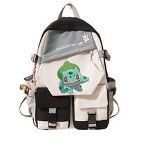 Pokemon Pokémon Elfas Papildomi spaudiniai Laisvalaikio Kuprinė Pradinių ir Vidurinių Mokyklų Moksleiviams Didelės Talpos Kuprinė 28*10*40cm