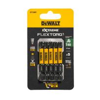 DeWalt sukimo antgalių rinkinys FLEXTORQ T40 57 mm, 5 vnt.