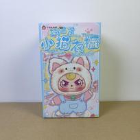 Kitten Wardrobe Plush Vinyl Blind Box Kawaii Backpack Pendant Anime Figure Mystery Box Room Ornaments Creative Gift gray
