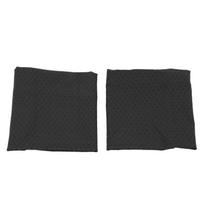 1 Pair Cooling Wristband Ice Silk Skin Friendly Elastic Unisex Breathable Sweat Absorbing Wristband for Athletic Exercise black