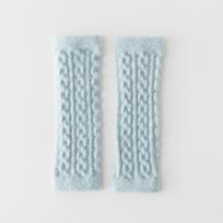 Thickened Terry Cloth Baby Knee Pads & Leg Warmers for Autumn/Winter Crawling & Diaper Changes Thickened 28CM (1-3 years) white