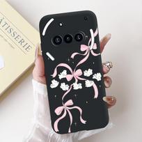 For Nothing Phone 3A Case A059 Cover Fashion Flower Soft Silicone Black Shockproof Cover on Nothing Phone3A 3 A 3APro A059P Capa Nothing Phone 3A Pro gray