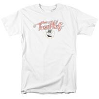 Teen Wolf Poster Logo T Shirt Mens Licensed Movie Tee Scott Howard White S white