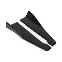 Universali Automobilio Priekinio Galinio Buferio Juostelė Lūpa Spoileris Difuzorius Skirstytuvas Apsauga Nuo Įbrėžimų 48cm Ilgis black