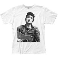 Bob Dylan Portrait Mens T T-Shirt Music Classic Concert Rock Band Tee New White M gray