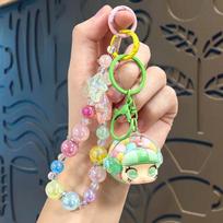 Astronaut Lava Flow Crystal Candy Keychain & Bag Charm Single OPP Bag Packaging brown