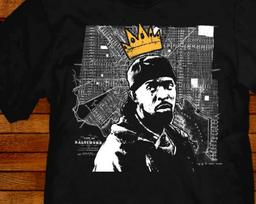 King Omar of Baltimore T shirt: Jared Swart Pop Art 4XL gray