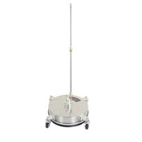 13 Inch Pressure Washer Surface Cleaner 4000psi Pressure Washer Surface Cleaner with 4 Wheels 2 Extension Wands white