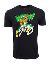Sting WCW Wrestler Graphic Print Black T-shirt XXXL green