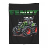 Fendt German Tractors Blanket Soft Warm Flannel Throw Blanket Cover for Bed Living room Picnic Travel Home Sofa 75x100cm (30x40inch) gray