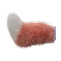 Cute Fuzzy Tail Car Decoration, Animal Tail Car Decor Accessories, Trunk Charm Stuff Car Aesthetics One Size orange