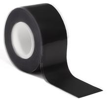 Neslystantis silikoninis fitneso rankenos juostelė štangos hantelio apvyniojimas vandeniui atspari guminė juosta Juoda 1 x10ft black