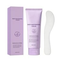 Gentle Body Hair Removal Paste Depilatory Cream Painless Hair Remover Smoothing Skin Care Cream for Men Women Underarms Legs 100g white