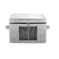 Hard Shell 12 Goblet Finishing Box Felt Wine Glass Display Case Stemware Storage Container  Moving šviesiai pilka spalva