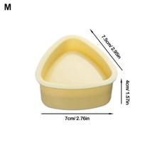 2Pcs Diy Yellow Sushi Mold Onigiri Rice Ball Food Press Triangular Sushi Maker Mold Japanese Home Kitchen Bento Accessories Tool M beige