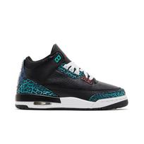 Air Jordan 3 Retro Grade School 'Moto' (Unisex) Black / Hyper Jade / White / Siren Red Kids' Basketball Shoes FV5437 001 36.5 black
