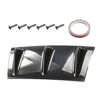 Galinio buferio lūpos spoileris Automobilio priekinio galinio buferio juostelės lūpos Auto ryklių pelekai važiuoklės apdaila difuzoriaus skirstytuvo pelekai kėbulo Three teeth black gray