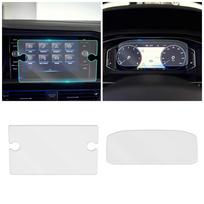 Volkswagen VW Jetta MK7 -2022 automobiliui prietaisų skydelio prietaisų skydelio GPS navigacijos LCD ekrano grūdinto stiklo apsauginė LCD Screen Film gray