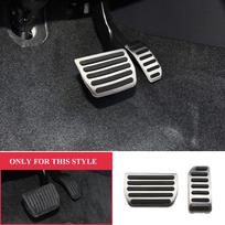Automobilis be gręžimo nerūdijančio plieno metalo pedalas, automatinis rankinis, automatinio stiliaus automobilių priedai, pedalai, skirti Volvo XC60 V60 S60 S80 2009 m. MT black