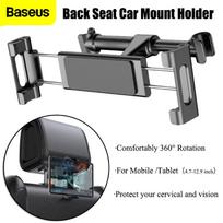 Baseus Car Back Seat Mount Tablet Car Holder For iPad 4.7-12.9 inch Car Phone Holder Auto Headrest Backseat Car Holder juoda