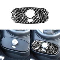 Automobilio centrinės konsolės veidrodžio valdymo jungiklio skydelio dangtis Vidinis anglies pluošto lipdukas skirtas Mini Cooper Hatch One R50 R53 2002-2004 m. black