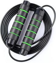 For Jumping Rope Weighted Speed Jump Rope Gym Equipment For Home Boxing Train Non-Slip Handle Tangle-Free Jumping Fitness gray