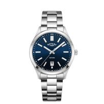 Rotary Oksfordo suknelinis laikrodis GB0552005 Vyriškas Sidabrinis blue