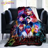 Kpop Bangtan Boys Bts Mesti pledas Sofos antklodės užvalkalas Kelioninė patalynė Išparduotuvė Mesti pledą Flanelinis pledas Lovatiesė 75x90cm