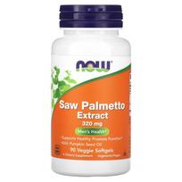 Now Foods Saw Palmetto Extract 320mg Veg Softgels, 90 Count 90 pcs - 1 ea